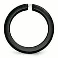 thumbnail image 2 of Edward Mirell Black Ti White Sapphire & Rainbow Anodized 4mm Band, 2 of 6