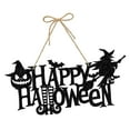 thumbnail image 2 of Happy Halloween Hanging Sign Pumpkin Home Decor Easy Installation Halloween Door, 2 of 9