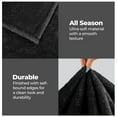 thumbnail image 6 of Superior Super Soft Plush Fleece Blanket 50" x 60", Bed & Couch Blankets, Throw, Black, 6 of 10
