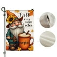 thumbnail image 4 of HomeKingdee Fall Gnome House Flag, Fall Decor Gnomes Flag, Autumn Flags Pumpkin Leaves Signs Home Decorations Rustic Welcome Outdoor Farmhouse Thanksgiving, 4 of 7