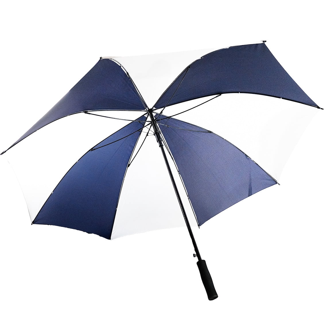NEW JP Lann Player Supreme Golf Umbrella 62" Navy / White Single Canopy