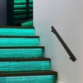 thumbnail image 6 of 3FT Stair Railing Metal Hand Rails, Square Tube Grab Bar for Indoor & Outdoor Steps, Non-Slip Wall Mount Staircase Handrail, 220lbs Load, Stainless Steel Modern Hand Railings (Black, 3 FT), 6 of 11