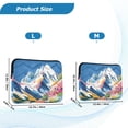 thumbnail image 4 of FORMRS 13-13.3 inch Laptop Sleeve Case Soft Carrying Quilted Computer Bag Cover, Abstract Snow Mountain, 4 of 7