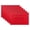 Red, variant on DII Natural Pvc Doubleframe Placemat (Set of 6)-Color:Tango Red,Quantity:Set of 6