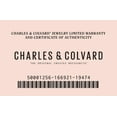 thumbnail image 6 of Charles & Colvard 14K White Gold Moissanite 7.5mm Round Stud Earrings 3.00cttw DEW, 6 of 7