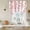 Pink Red, variant on Butterfly Flower Balloon Curtains for Living Room/French Door, Farmhouse Country Pink Floral on Linen Tie Up Curtains 63 Inch Length Energy Saving Kitchen Curtains Shades for Windows 42"x63"