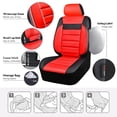 thumbnail image 3 of Fundas para asientos de auto CAR PASS de cuero, 5 piezas, resistentes al agua, 3 of 8