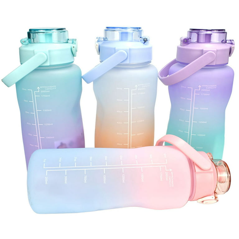 500ml Kids Water Bottle With Straw BPA Free Children Drinking Healthy  School Cq