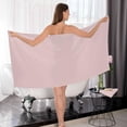thumbnail image 7 of Dreamtimes Pink Solid Soft Cotton Towel Sets 2 Piece,1 Bath Towel 1 Hand Towel Quick Dry Highly Absorbent Bath Towels Washcloths for Bathroom, Gym, Hotel, and Spa, 7 of 7