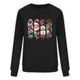 thumbnail image 4 of Sakmal Pullover Sweatshirts for Women Holiday Graphic Christmas Black Sweatshirts Fashion Fall Clothes 2025, 4 of 5