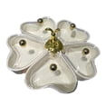 thumbnail image 1 of Divided Serving Tray Decorative Candy and Nut Dishes for Candy Cakes Cookies Yellow, 1 of 8