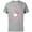 Athletic Heather, variant on Daisy Duck Sassy in White & Pink Pose with Plaid Top - Short Sleeve Cotton T-Shirt for Adults - Customized-Athletic Heather