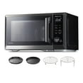 thumbnail image 1 of TOSHIBA - Freidora de aire para horno de microondas, inversor, convección, asa, combinación rápida, descongelación uniforme, sensor de humedad, función de silencio, 27 menú automático y 47 recetas, 1 of 5