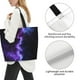 thumbnail image 3 of Balery Purple And Blue Nebula Bolsa Tote Estilo Estético con Cremalleras, Bolsa de Hombro, Bolsa de Compras Grande y Plegable, 3 of 8