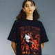 thumbnail image 4 of Camiseta Kawaii Hello Kitty Anime Sanrio Y2K algodón puro manga corta moda calle americana Retro suelta amantes Top, 4 of 4