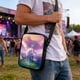 thumbnail image 5 of Bolso bandolera con estampado de caballos para mujer y niña | Correa ajustable | Poliéster ligero | Mochila escolar y de viaje con múltiples compartimentos, 5 of 7