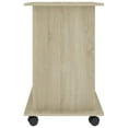 thumbnail image 3 of vidaXL Computer Desk Sonoma Oak 80x50x75 cm Engineered Wood, 3 of 4