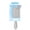 Silver, variant on URBAN POP Bedazzled Hair Brush with Comfortable Grip for Everyday Hair Styling