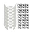 thumbnail image 1 of Essential Greenhouse Security Kit, Stainless Steel Clips Galvanized Surface for Heavy Duty Greenhouse Accessories, Multi-Layer Board Suitable for Year-Round Use and Aluminum Frame, 1 of 5