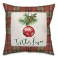 thumbnail image 2 of Creative Products Tis The Season 18x18 Spun Poly Pillow, 2 of 3