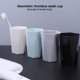 thumbnail image 5 of Moyic Vasos duraderos de PP para baño, cepillo de dientes, taza para de dientes, taza para enjuague bucal, viaje en casa, soporte sólido para Juegos de accesorios de baño Negro Moyic HA003593-02, 5 of 6