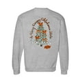 thumbnail image 3 of Women's  Heather Gray Oklahoma State Cowboys Classic Merry Christmas Tree Crewneck Sweatshirt, 3 of 3
