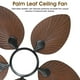 thumbnail image 4 of Ventilador de techo Wiviniya Tropical de 44 pulgadas con luces y control remoto, 4 of 9