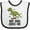 White and Black, variant on Inktastic My Gigi Loves Me Grandson Dinosaur Boys Baby Bib