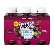 WELCH'S 10 FL OZ JUICE DRINK - BLACK CHERRY ZERO SUGAR (6 PK)