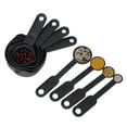 thumbnail image 3 of InHome Measuring Cups and Spoons Set for Kitchen Plastic 8 Pack Black, 3 of 5