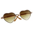 thumbnail image 2 of Gafas para DIY para muñecas, gafas con forma de corazón, decoración de juguete, manualidades DIY a la moda, regalo, manualidades, gafas de sol, Mini gafas de sol para marrón a, 2 of 9