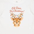 thumbnail image 4 of Inktastic Oh Deer It's Christmas Cute Reindeer Boys or Girls Baby T-Shirt, 4 of 5