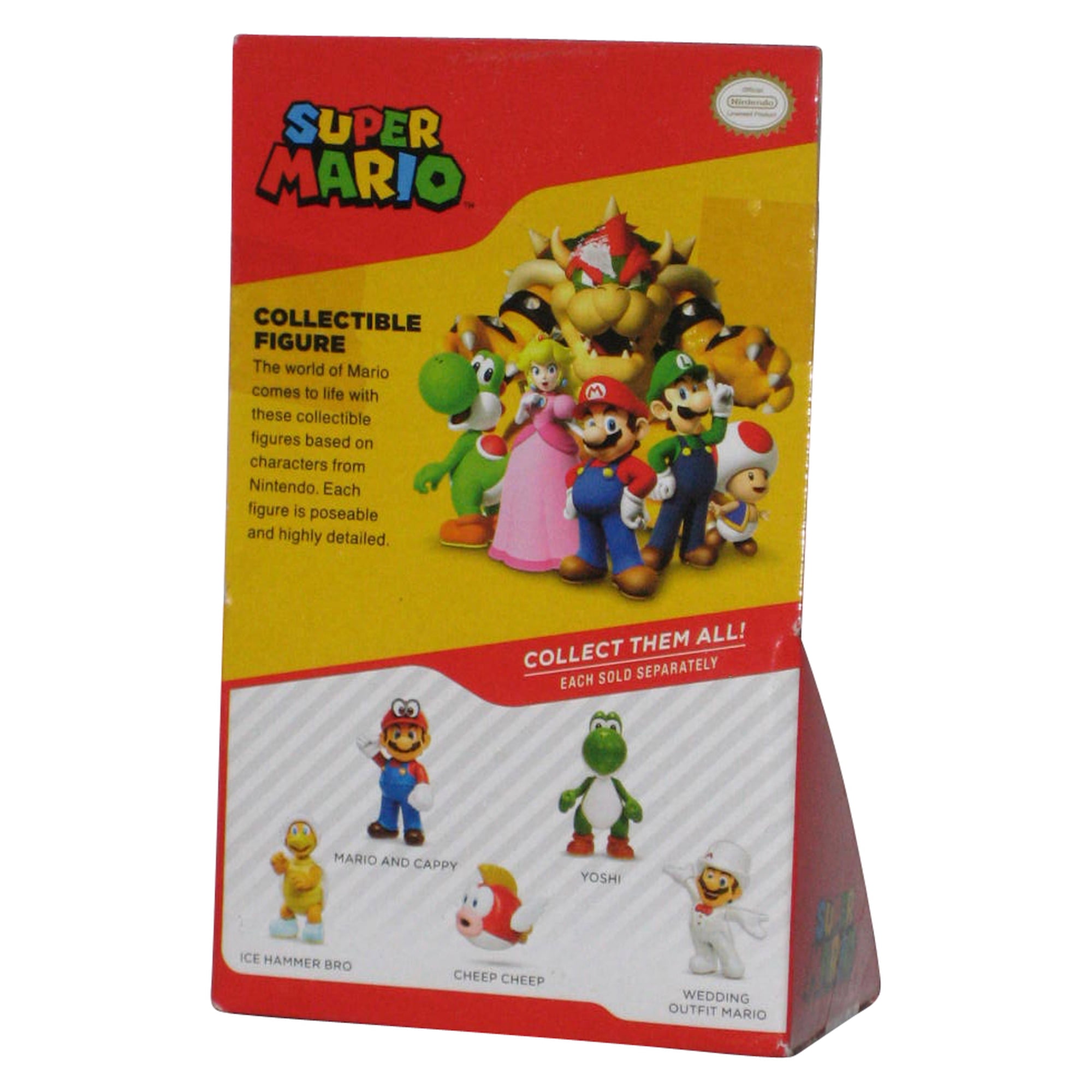 Super Mario Hammer Bro 4-Inch Action Figure With Hammer Accessory - Collectible Nintendo Toy