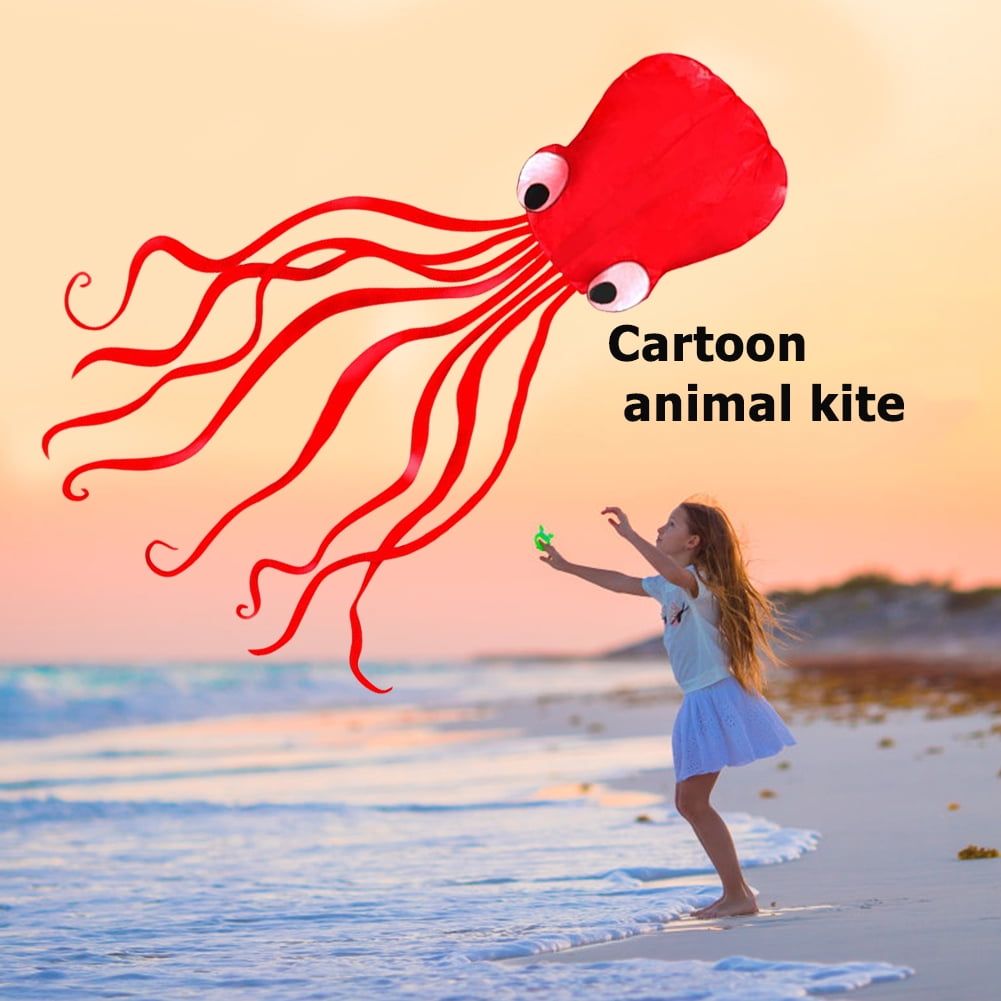 Mymisisa 3D Soft Octopus Kite Cartoon Animal Outdoor Windsock Children Toys  for Gift | Walmart Canada