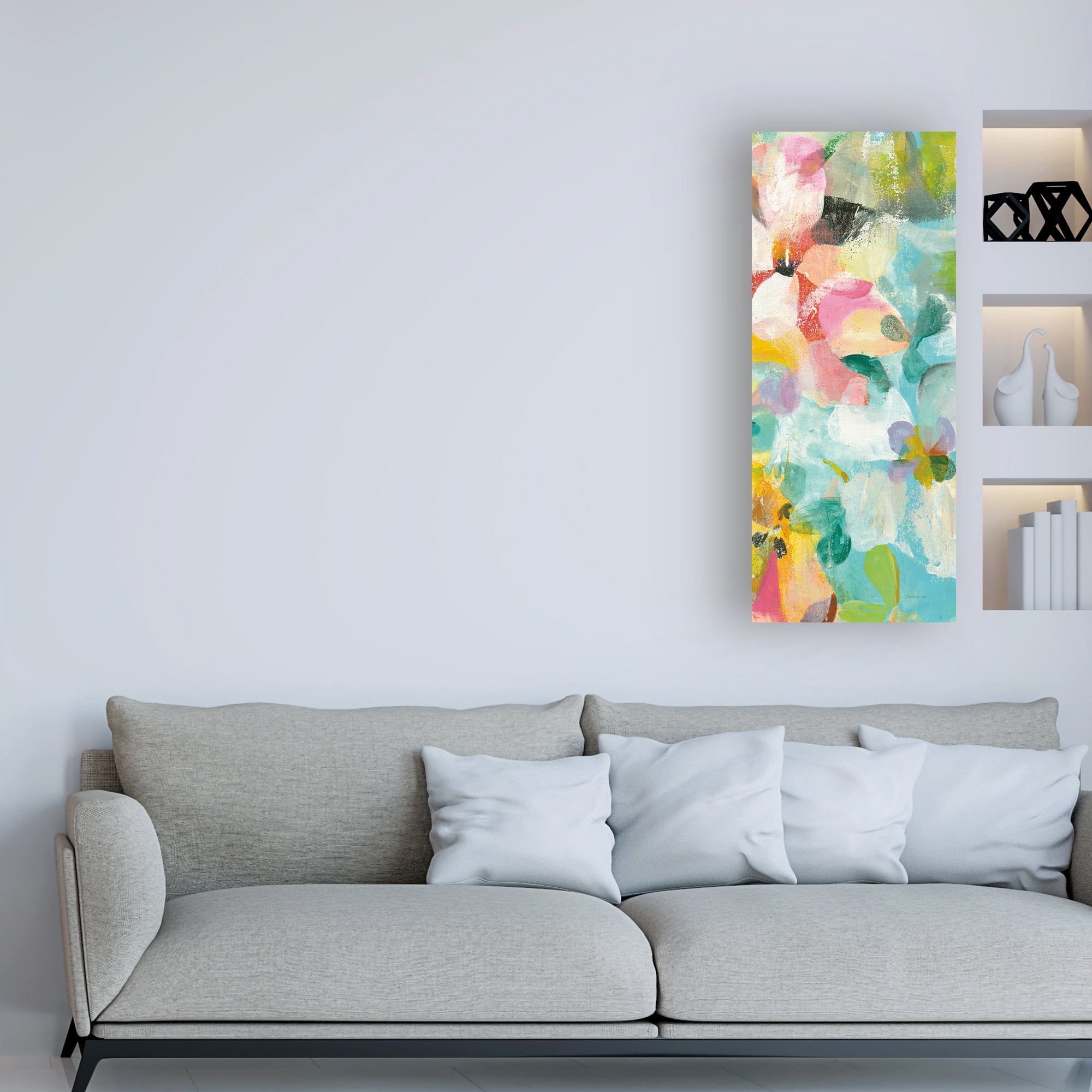 Trademark Fine Art 'Happy Garden III Crop' Canvas Art by Danhui Nai