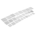 thumbnail image 3 of Stencils Template,  Performance 27Pcs Template, Silver Game Consoles Chip Repair Laptop Chip Repair Desktop Chip Repair For Worktable, 3 of 8