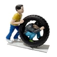thumbnail image 4 of Miniature People Figurine Model Architectural Scene Resin Crafted for Train Diorama and Kid Photography Setup, 4 of 8