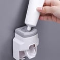 thumbnail image 5 of Automatic Toothpaste Squeezer Wall Mounted Punch-Free Toothbrush Storage Rack Toothbrush Holder Squeezer White, 5 of 8