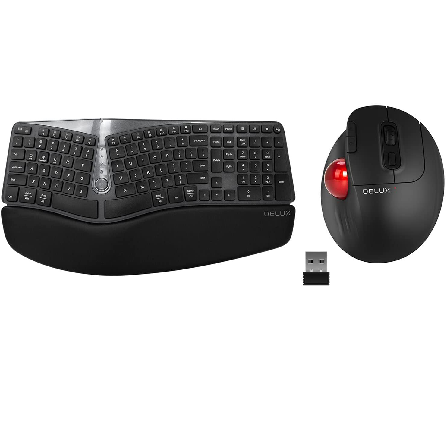 Gyration Wireless Air Mouse GO Plus with Full Sized Wireless Keyboard