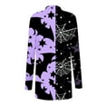 thumbnail image 4 of LOVZFMLL Cardigan pour Femmes Manches Longues Mode Décontractée Blouse Imprimée Halloween, 4 of 6