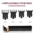 thumbnail image 2 of SHINON SHINON Gold Electric Hair Clipper with Titanium Ceramic Blade, USB Rechargeable, Portable Hair Trimmer for Men, Styling & Grooming, Lightweight & Durable Design, 2 of 6