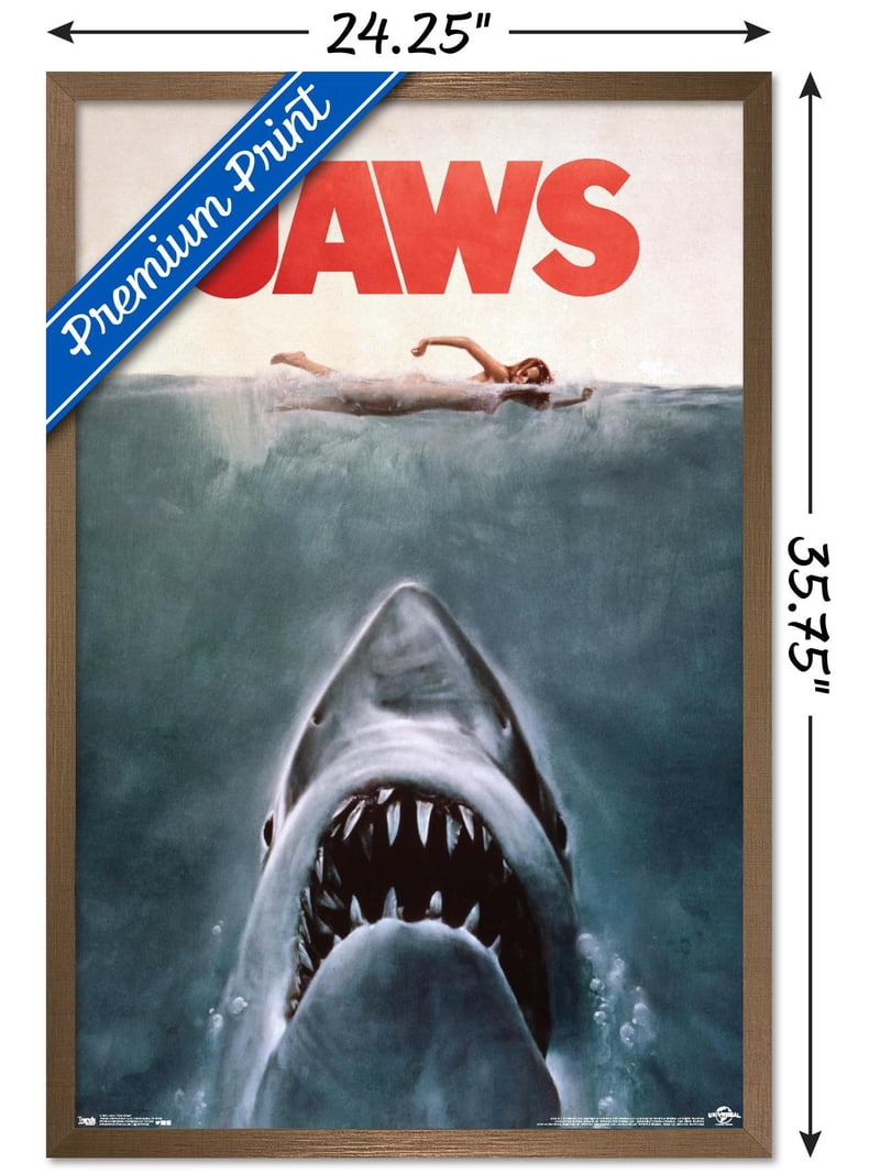 ssur サー　シルクスクリーン　JAWS ポスター Jaws - One Sheet Wall Poster, 22.375