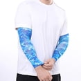 thumbnail image 6 of Joernso 2Pcs UV Protection Arm Sleeve Elastic Touch Chill Cycling Arm Sleeves for Fishing, 6 of 8