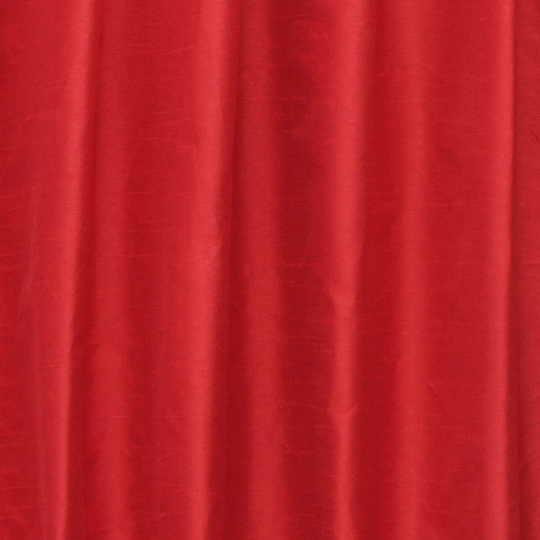 Fabric Mart Direct Fabric Silk, Blood Red Silk Fabric, Polyester Silk Dupioni Fabric 8 Continuous Yards Red Silk Fabric Blood Red Faux Silk Fabric, 42" width Faux Silk Fabric by Yard Curtains