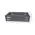 thumbnail image 3 of Panacea Antique Iron Raised Garden Bed, 4 ft x 2 ft Vintage Metal Planter for Flowers & Vegetables, 3 of 6