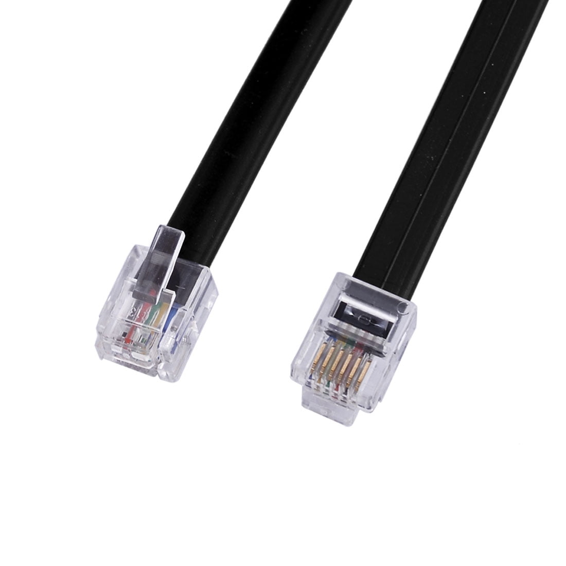 Ligne Extension RJ12 6P6C Combiné Téléphonique Récepteur Fil Cable Noir