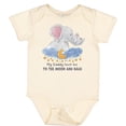 thumbnail image 3 of Inktastic My Daddy Loves Me to the Moon and Back Elephant Family Boys or Girls Baby Bodysuit, 3 of 5