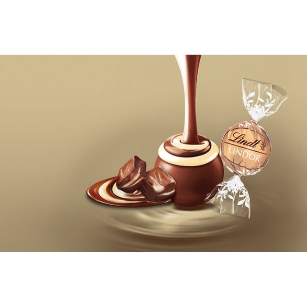 Lindt LINDOR Fudge Swirl Chocolate Truffles, 150-Gram Bag - Walmart.ca