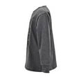 thumbnail image 3 of Boys Halloween Bad to the Bone Skeleton Embroidery Shirt (18, Gray), 3 of 5