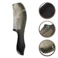 thumbnail image 4 of EeaseMX Peine de cuerno de buey premium, portátil, práctico y masajeador (negro), 4 of 8